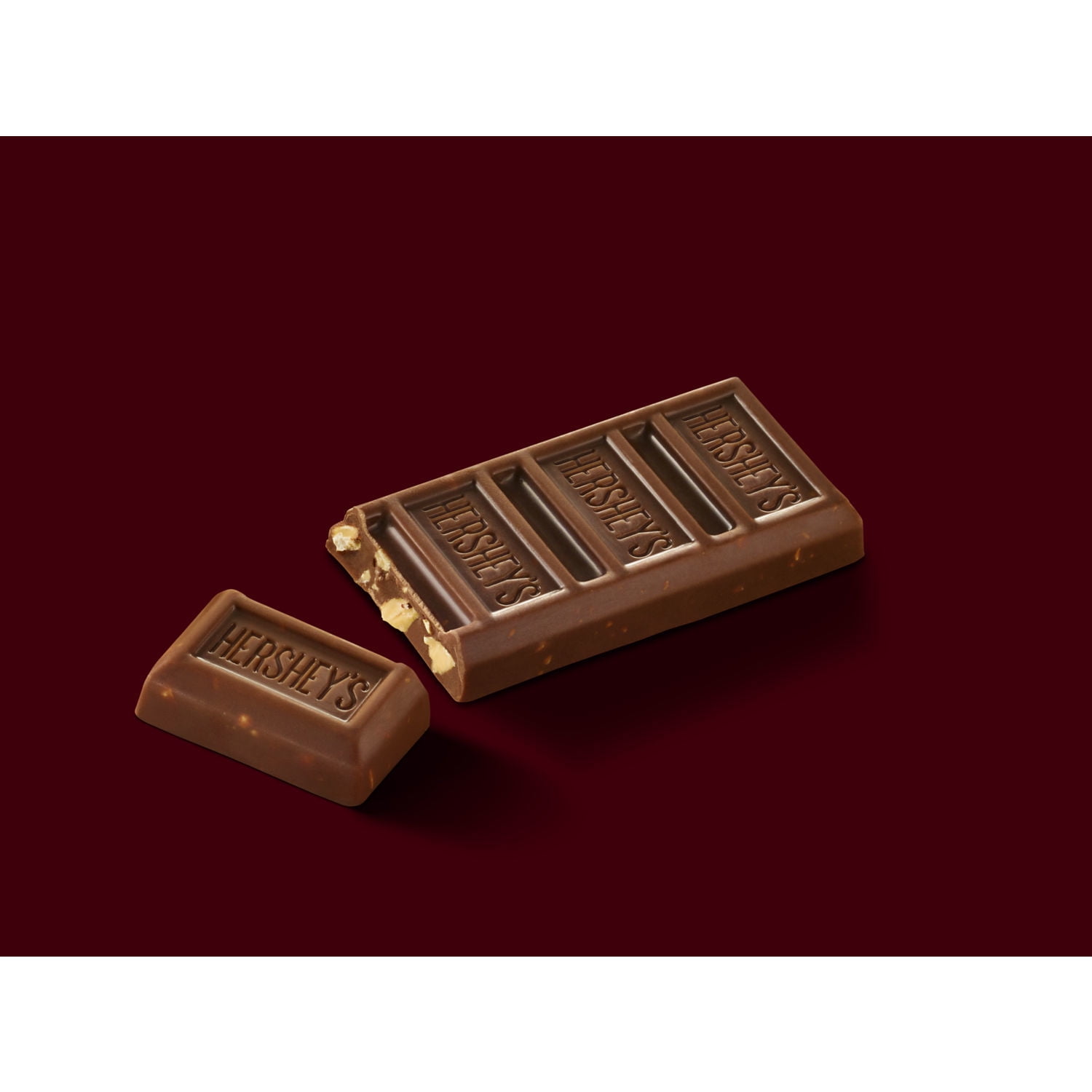 Hershey's Milk Chocolate Almond Snack Bars 0.45 oz 12 Pcs"