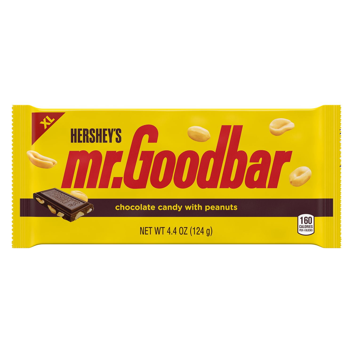 Hershey's Mr Goodbar XL Chocolate Peanuts Candy Bar 4.4 oz 16 Pieces