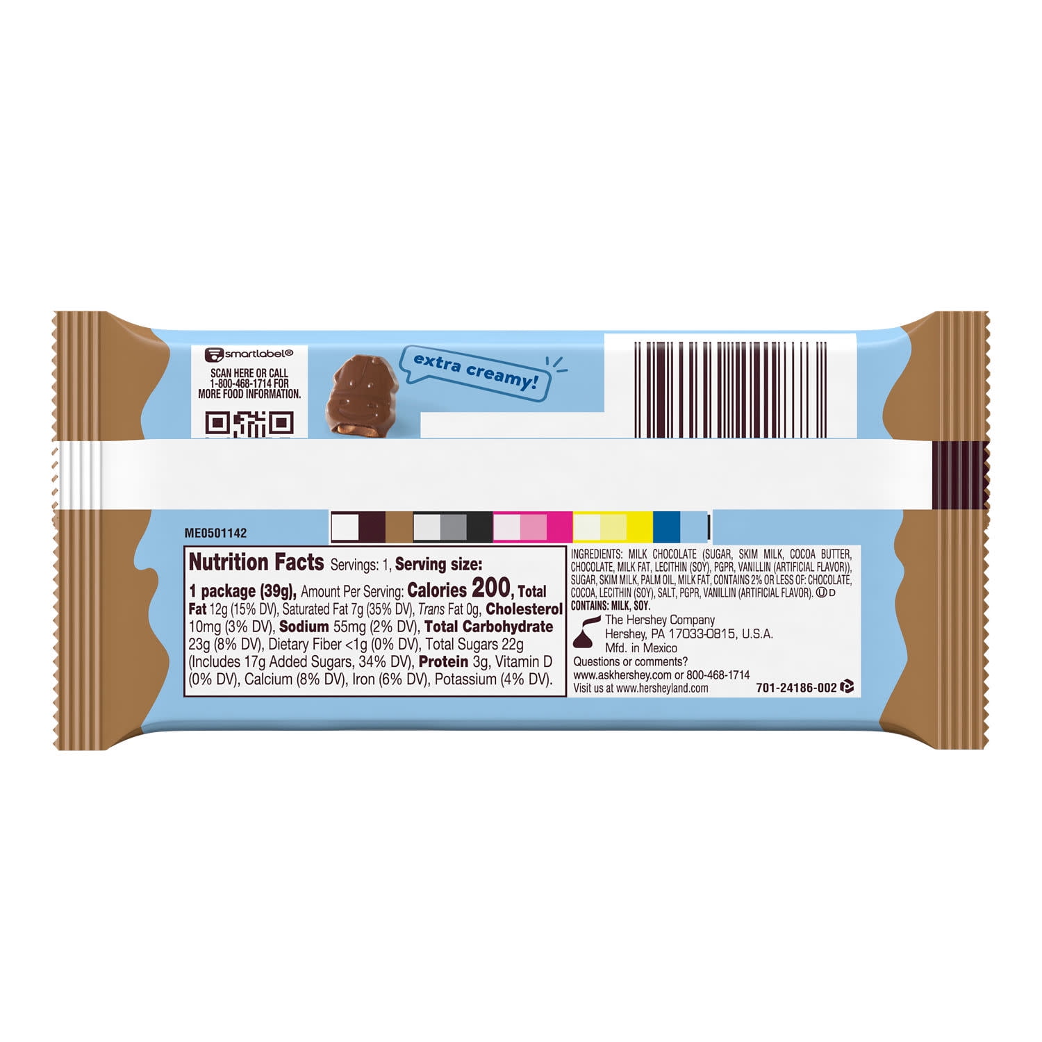 Hershey's Milklicious Milk Chocolate Bar 1.4 oz