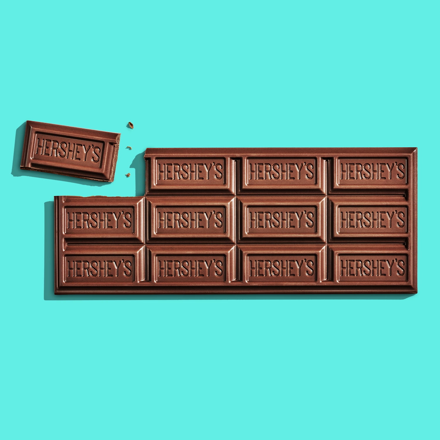 Hershey Milk Chocolate Valentine Exchange Candy Bars 1.55 oz 6 Count