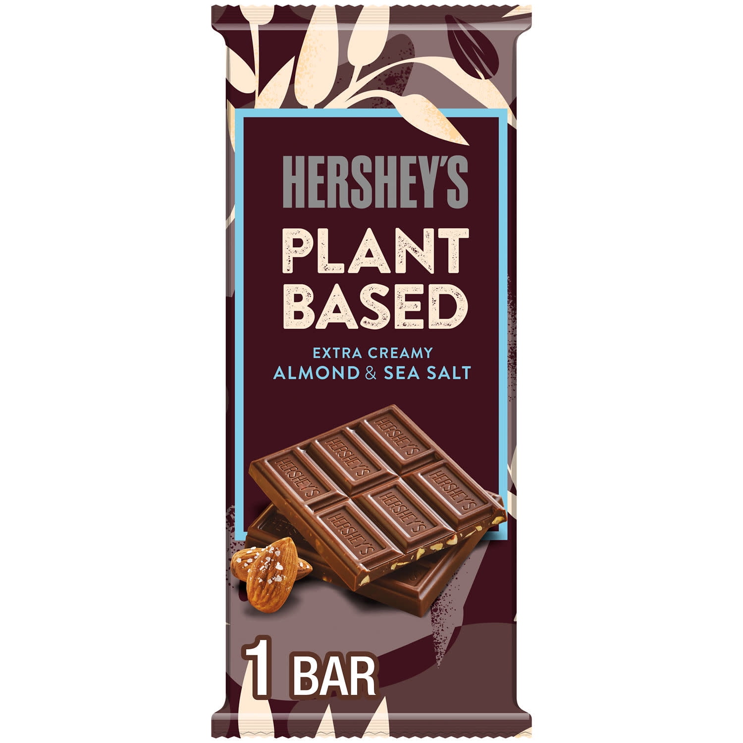 Hershey's Plant Based Extra Creamy Almond Sea Salt Candy Bar 1.55 oz