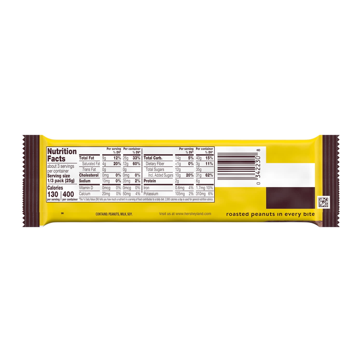 Hershey's Mr Goodbar Chocolate Peanut Bar 2.6 oz