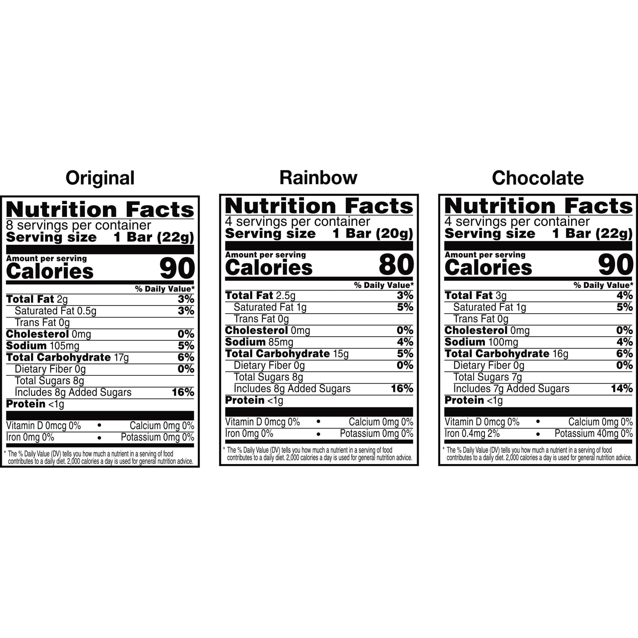 RICE KRISPIES TREATS VARIETY PACK CHEWY CRISPY MARSHMALLOW SQUARES 12.1 OZ 16 COUNT