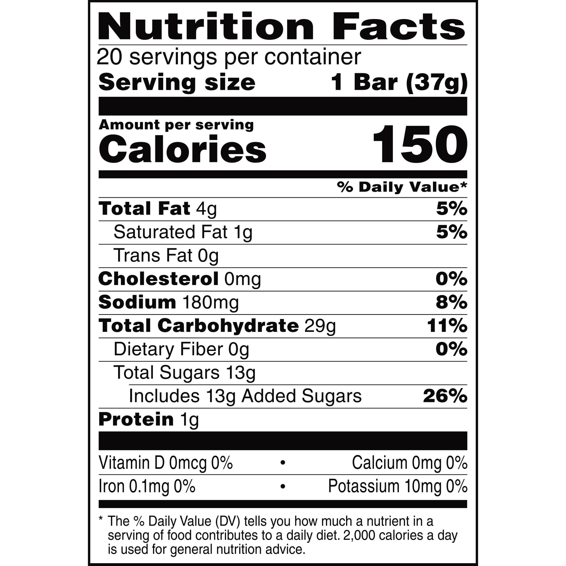 RICE KRISPIES TREATS CHEWY MARSHMALLOW SNACK BARS 26 OZ 20 COUNT