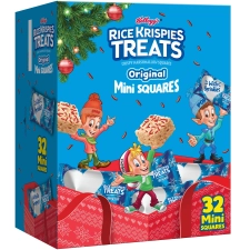 RICE KRISPIES TREATS HOLIDAY MINI MARSHMALLOW CEREAL BARS 12.4 OZ 32 COUNT