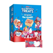 RICE KRISPIES TREATS CHEWY MINI MARSHMALLOW SNACK BARS 32-COUNT 12.4 OZ