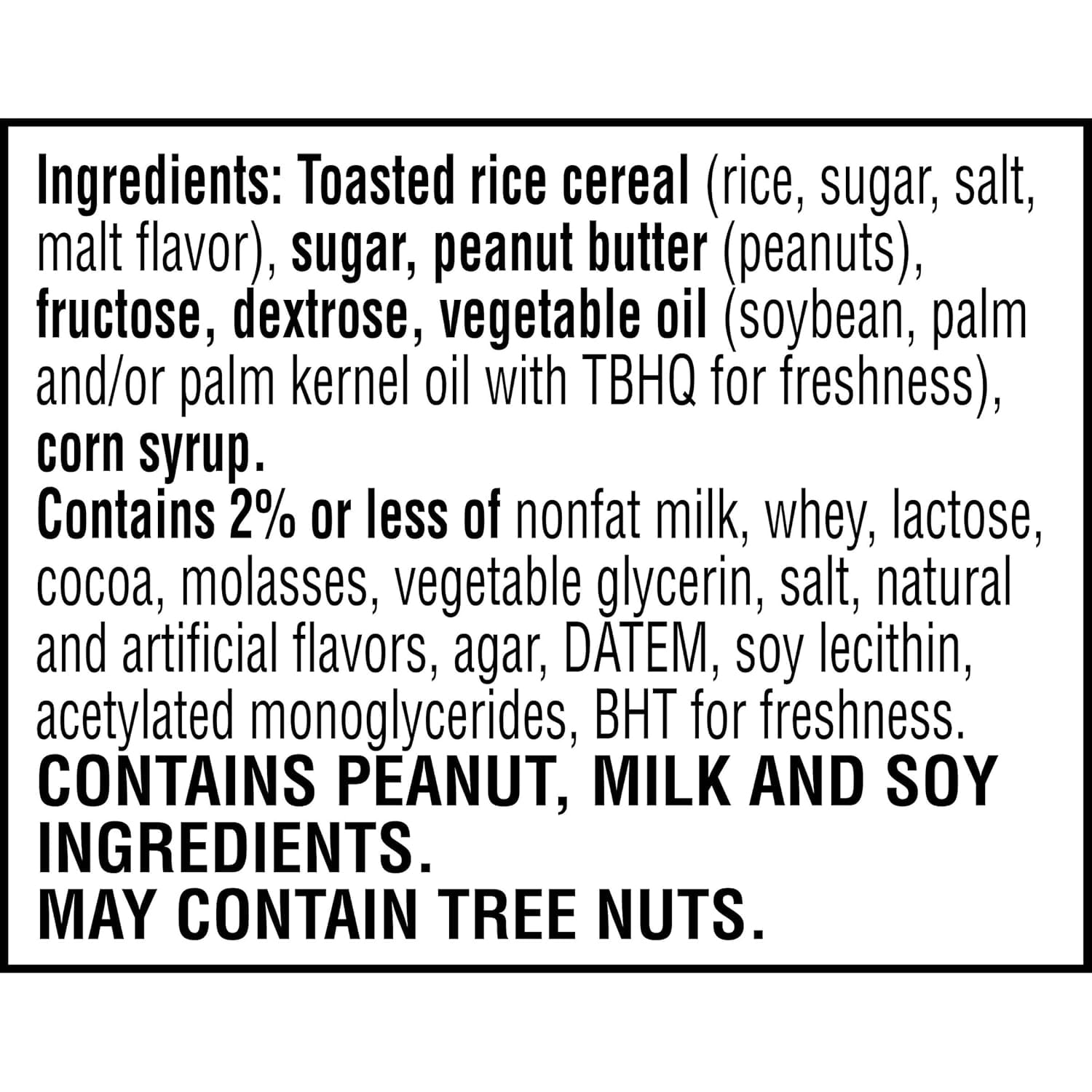 RICE KRISPIES TREATS CHOCOLATE PEANUT BUTTER SQUARES 9.8 OZ 7 COUNT