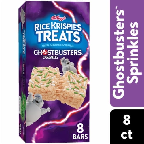 RICE KRISPIES TREATS GHOSTBUSTERS SPRINKLES MARSHMALLOW SQUARES