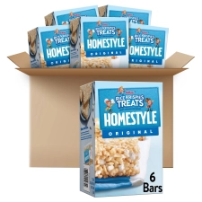 RICE KRISPIES TREATS HOMESTYLE MARSHMALLOW SNACK BARS KIDS SCHOOL LUNCH ORIGINAL 6 BOXES 36 BARS