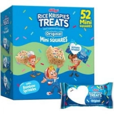 RICE KRISPIES TREATS MINIS RAINBOW SPRINKLES 20.2 OZ BOX 52 COUNT PACK