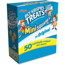 RICE KRISPIES TREATS MINIS INDIVIDUALLY WRAPPED ORIGINAL 1 SERVING PACK 50 BOX BUNDLE OF  BOXES