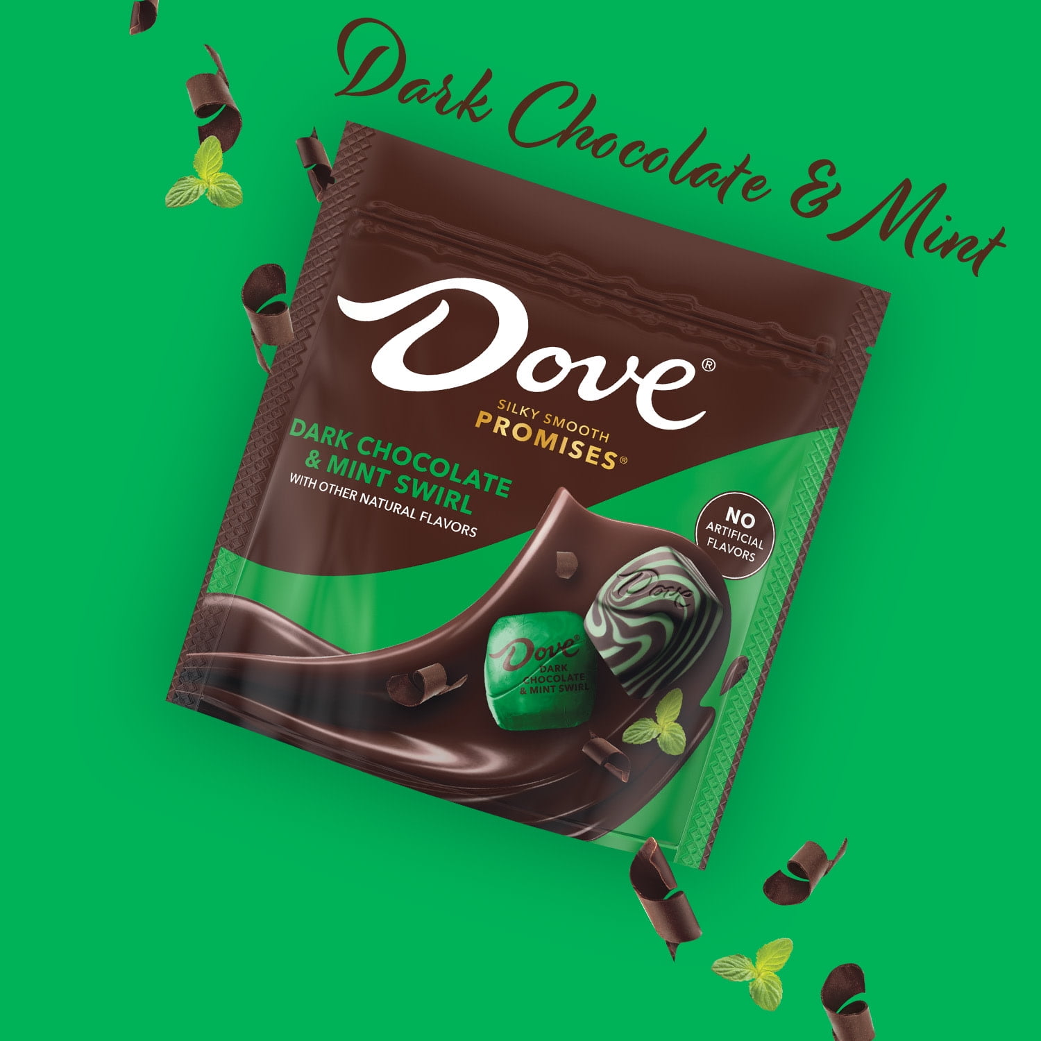 Dove Promises Dark Chocolate Mint Swirl Candy Pack of 1