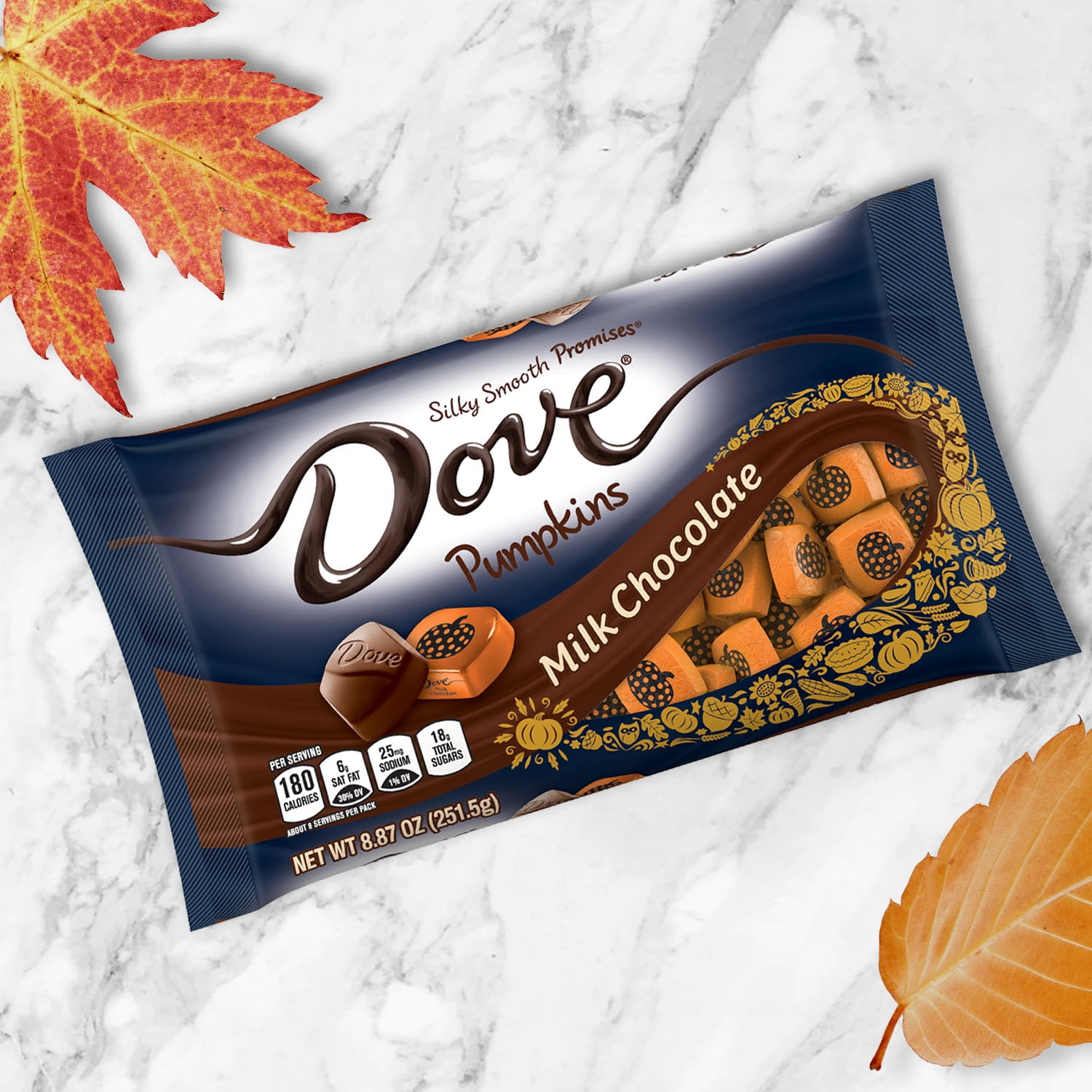 Dove Promises Milk Chocolate Pumpkin Fall Candy 8.87oz