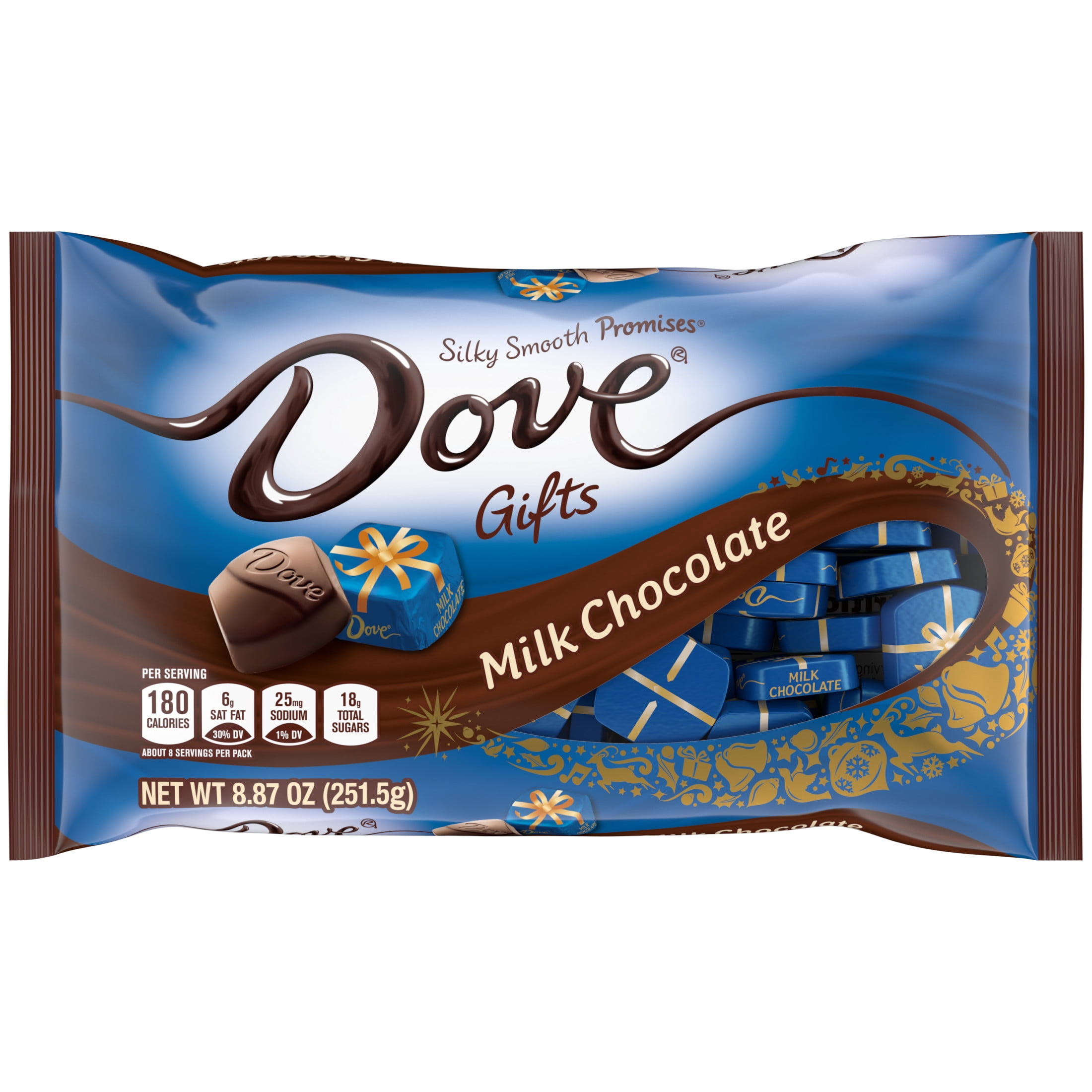 Dove Promises Milk Chocolate Christmas Candy Gifts 8.87 oz Bag