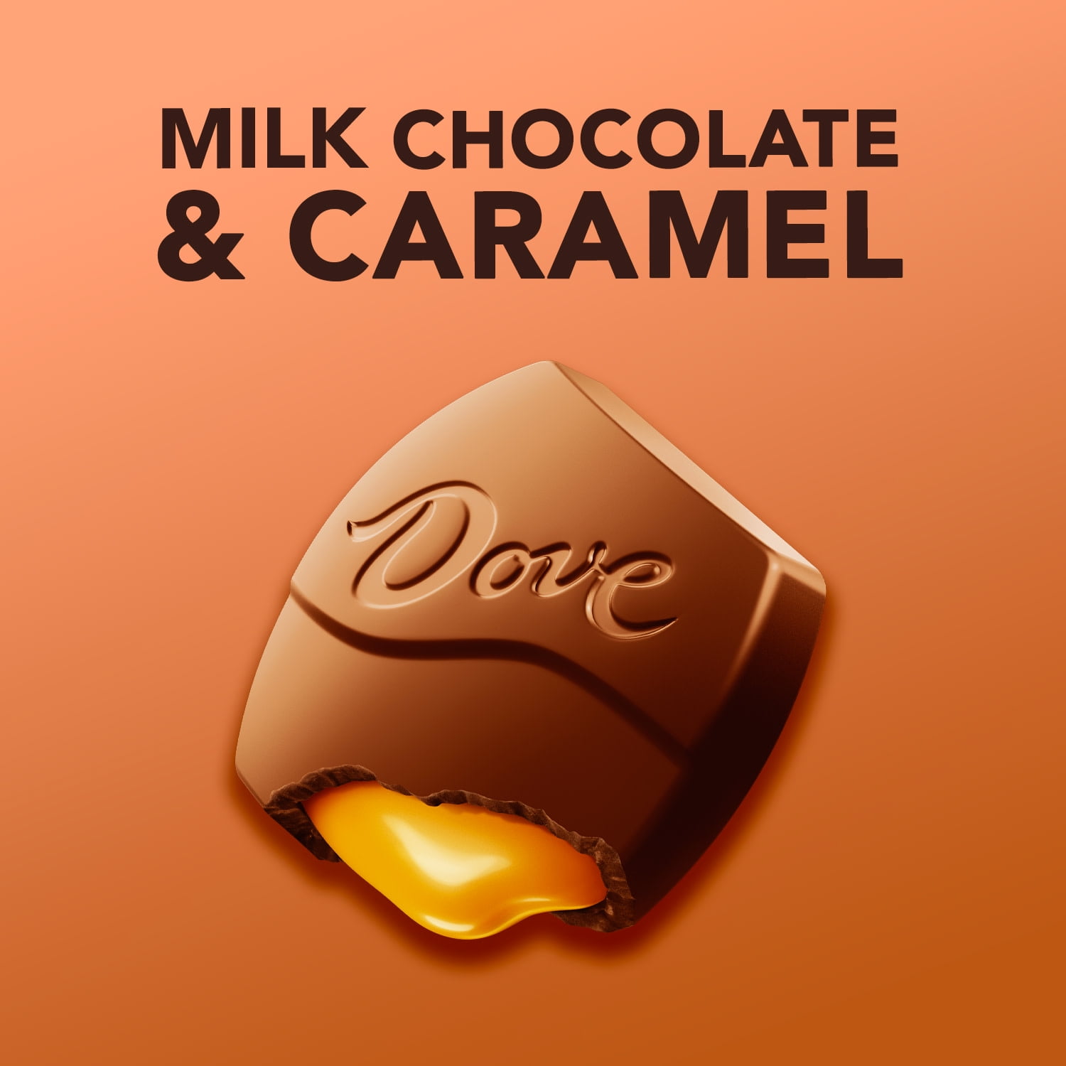 Dove Large Promises Milk Chocolate Caramel Candy 2.75 oz Pack