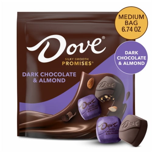 Dove Dark Chocolate Almond Candy Bag