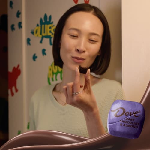 Dove Dark Chocolate Almond Candy Bag