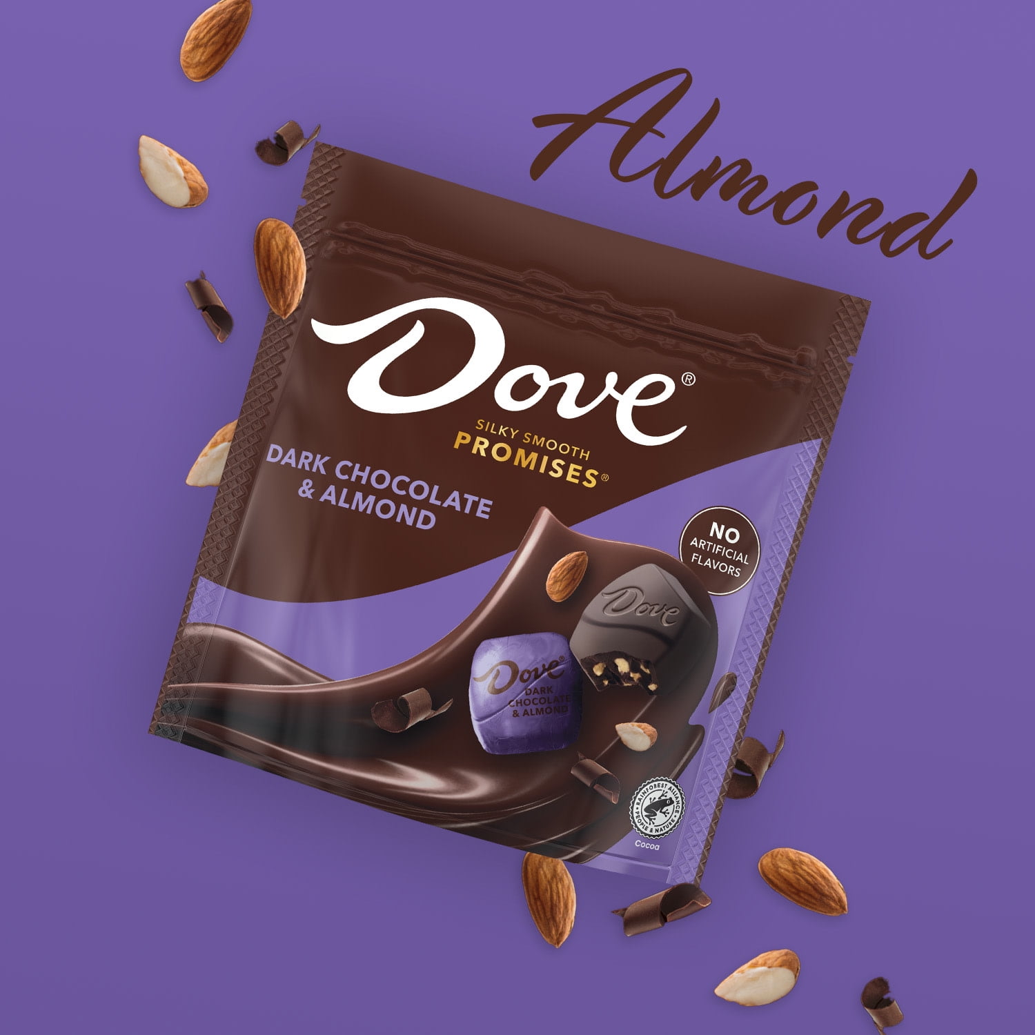 Dove Promises Dark Chocolate Almond Candy 6.74 oz Bag