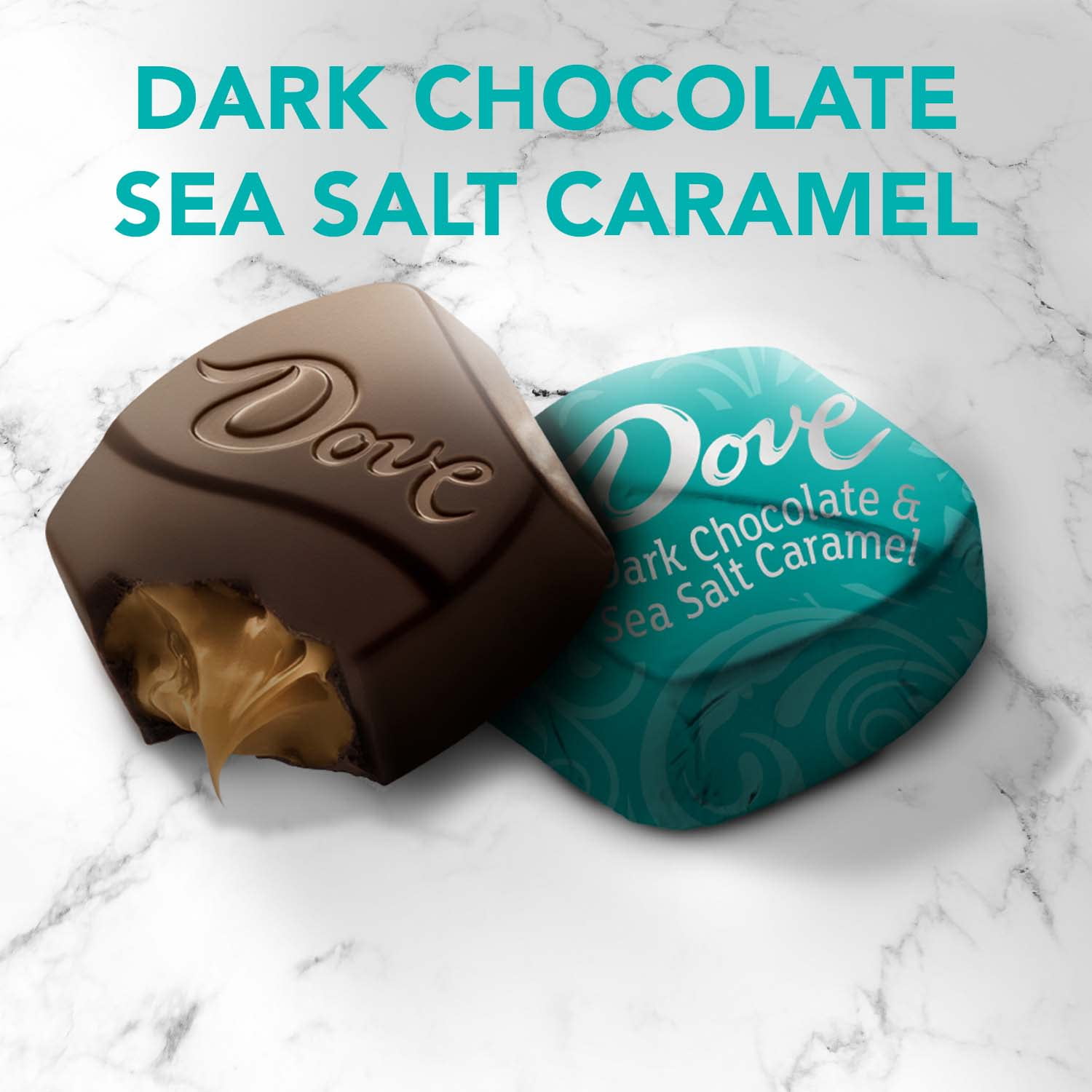 Dove Promises Sea Salt Caramel Dark Chocolate Candy 7.61 oz Bag