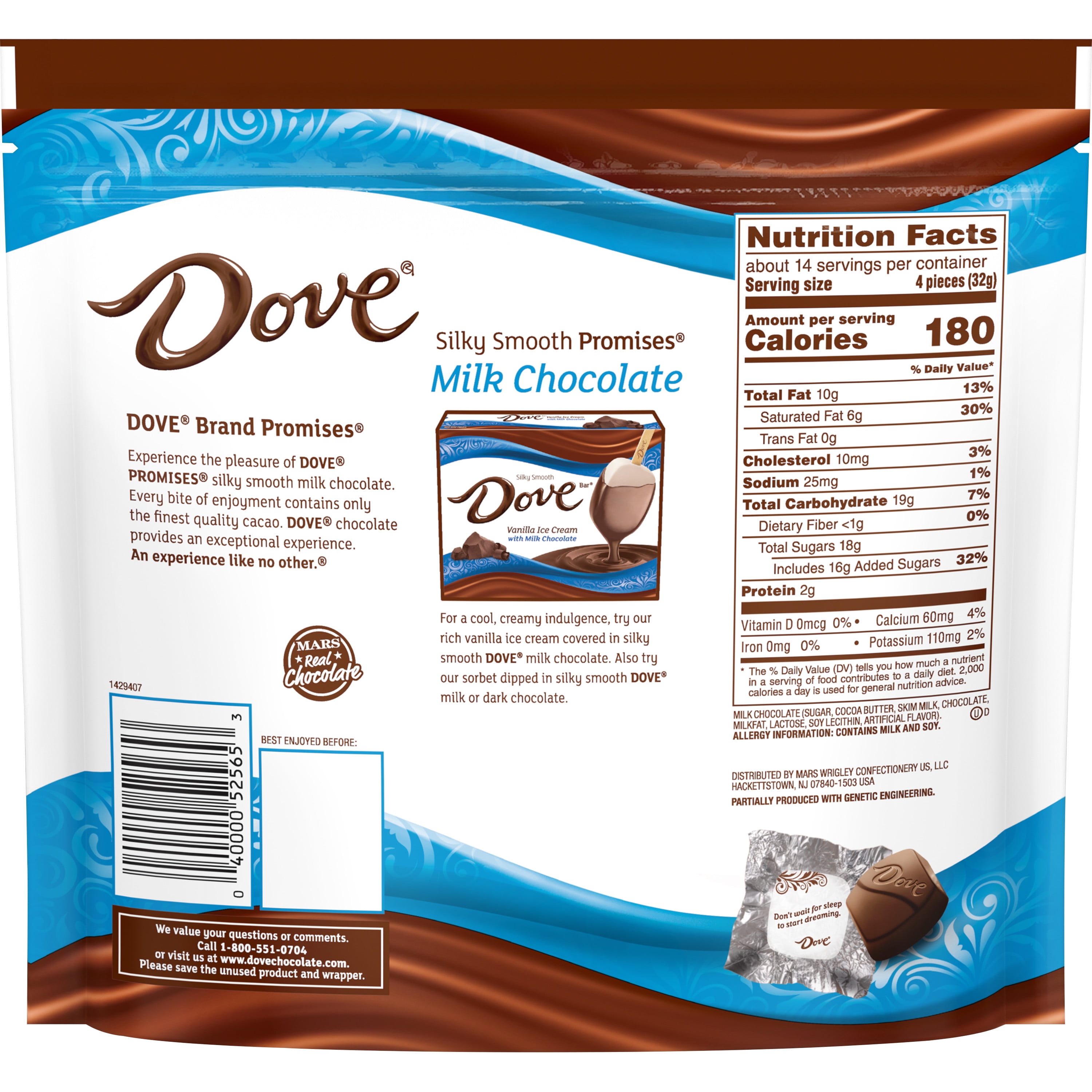 Dove Promises Mother's Day Gift Milk Chocolate Candy 15.80 oz