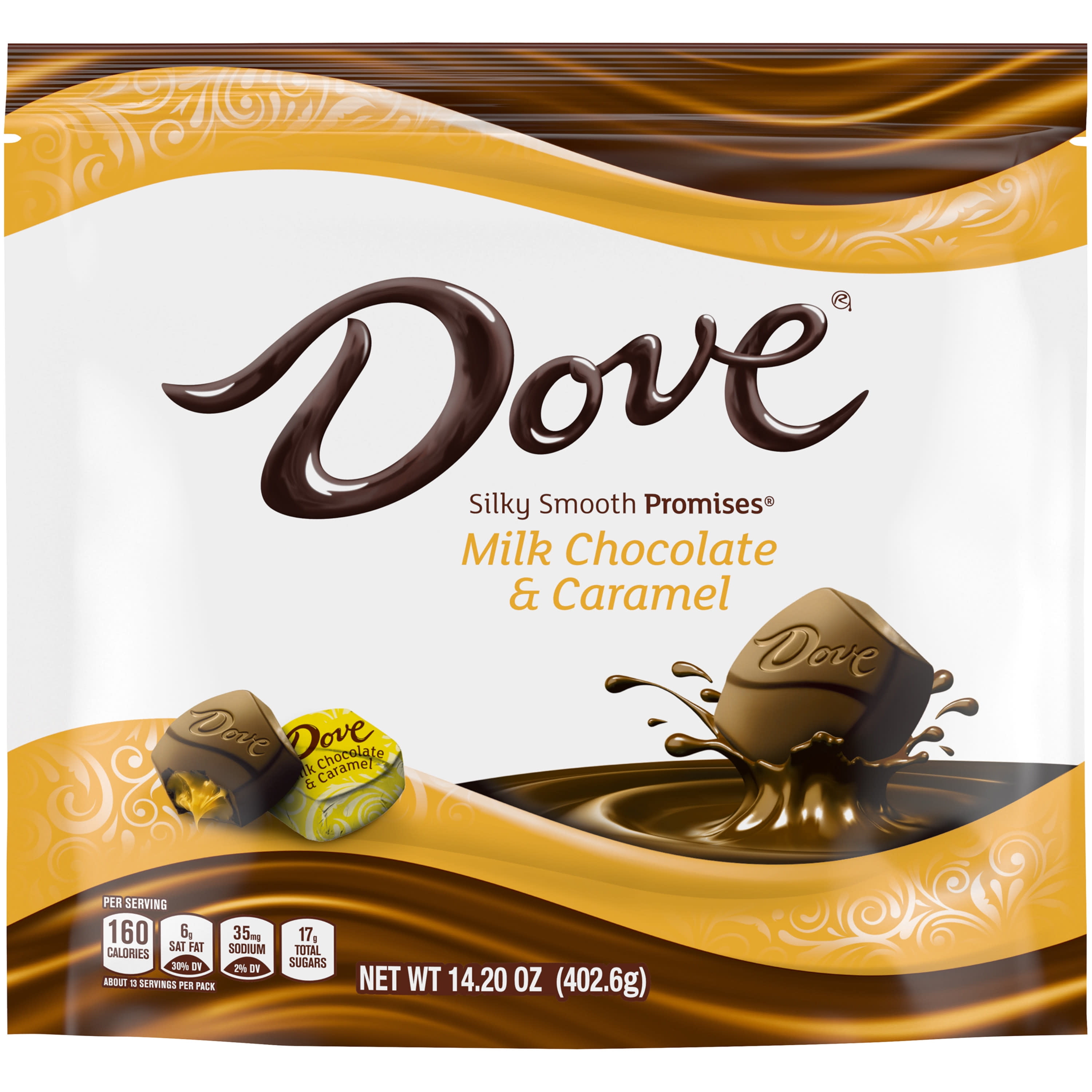 Dove Promises Milk Chocolate Caramel Candy 14.2 oz