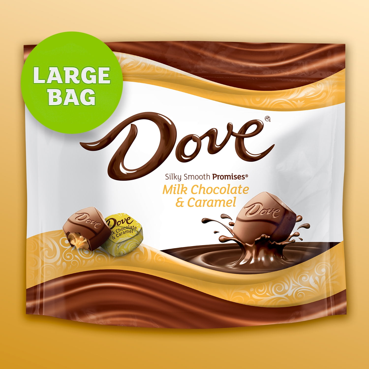 Dove Promises Milk Chocolate Caramel Candy 14.2 oz