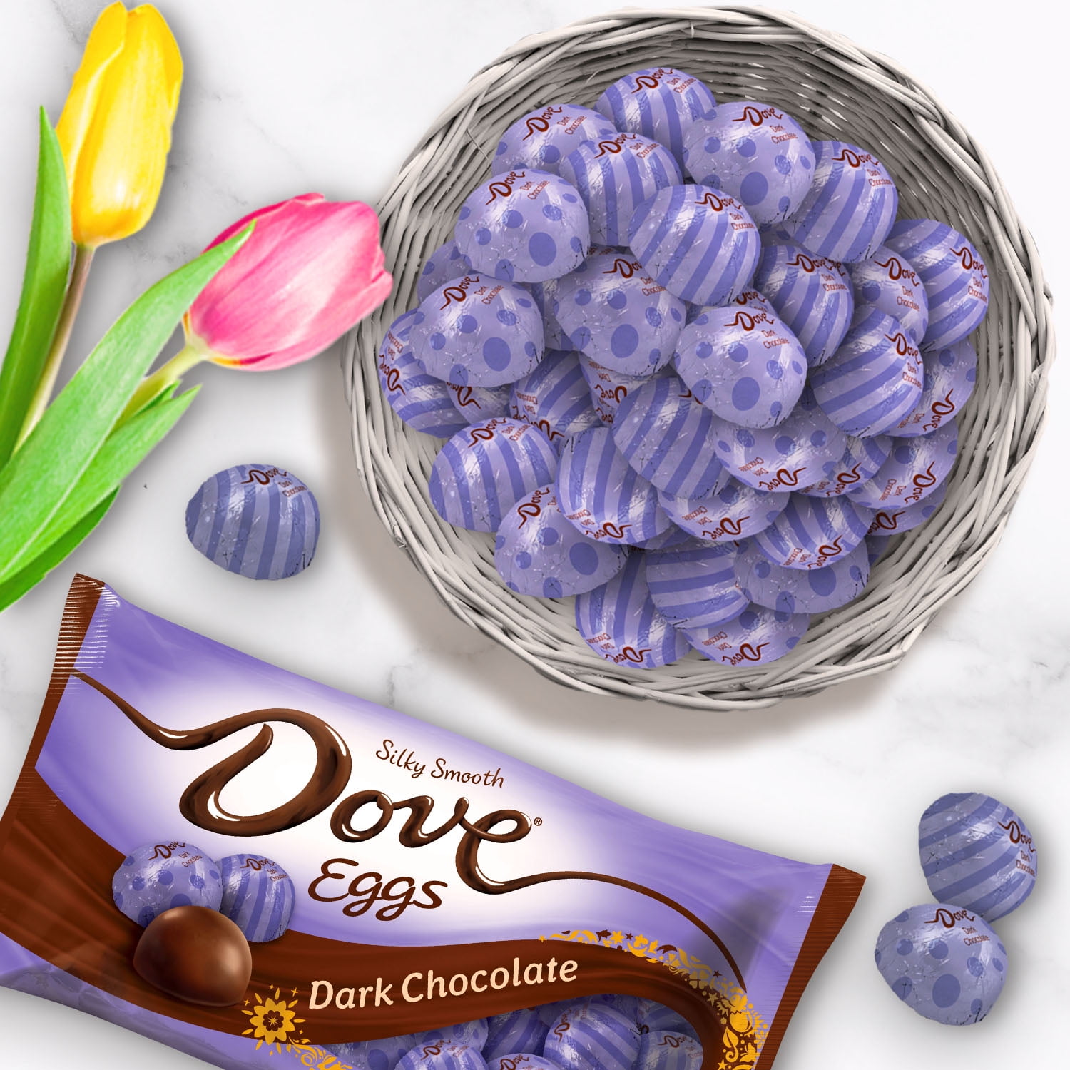 Dove Dark Chocolate Easter Candy Egg - 8.87 oz