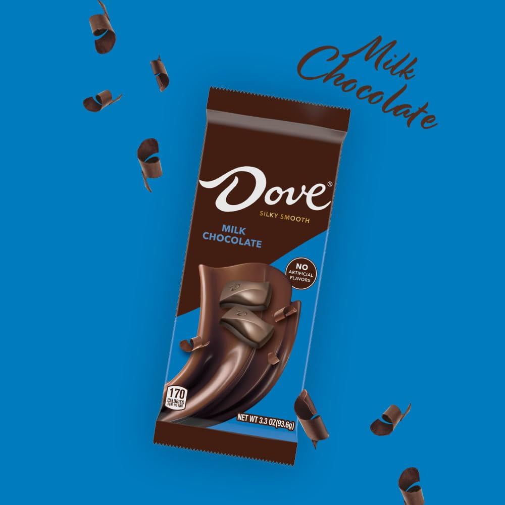 Dove Candy Milk Chocolate Bar 3.30 Oz - Pack of 2