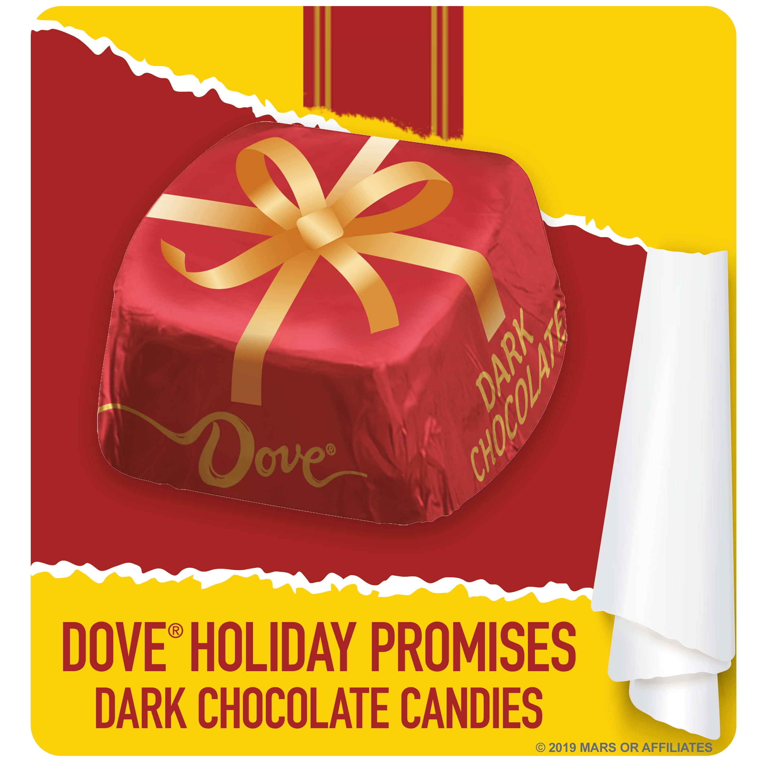 Dove Dark Chocolate Christmas Candy Gifts Pack of 1