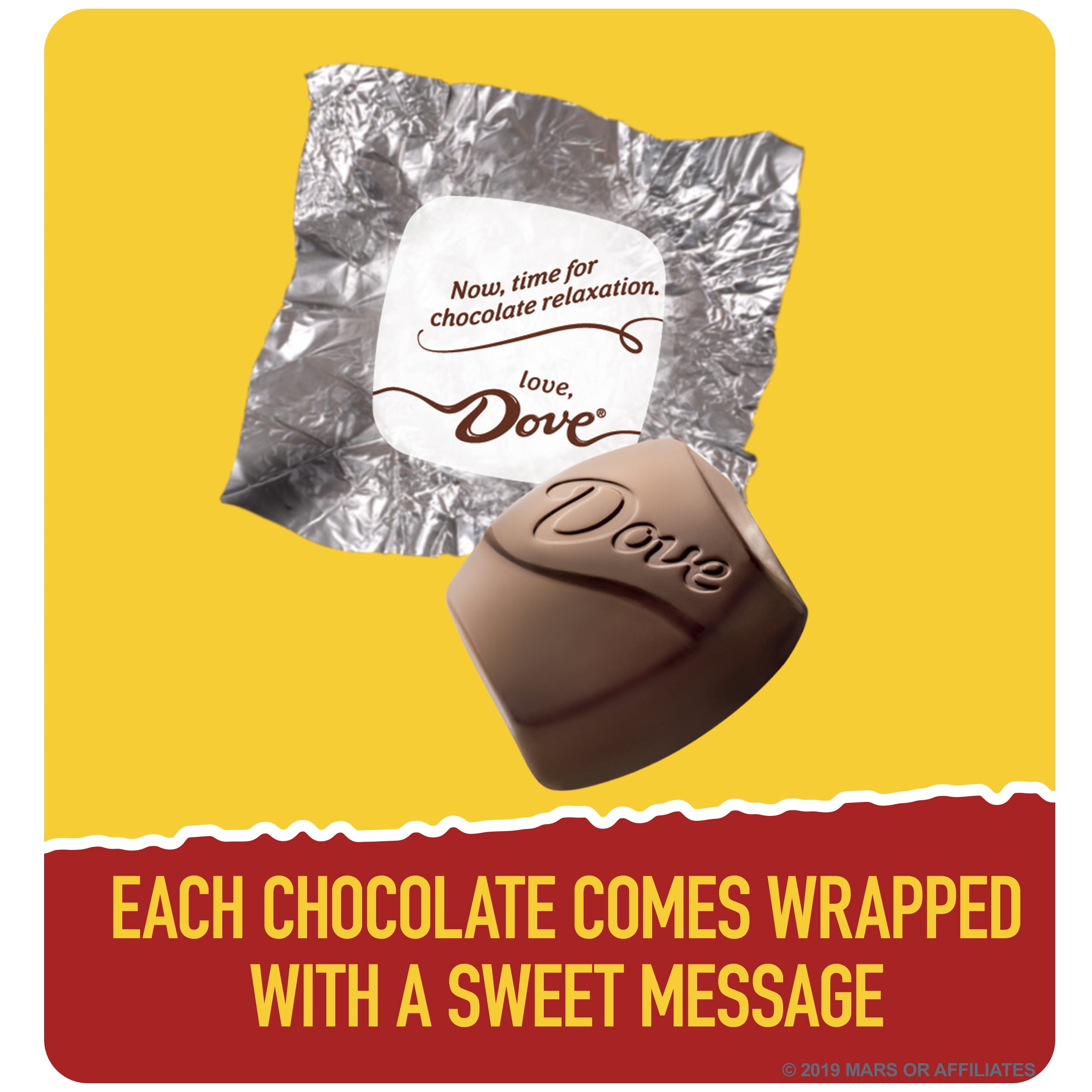 Dove Dark Chocolate Christmas Candy Gifts Pack of 1