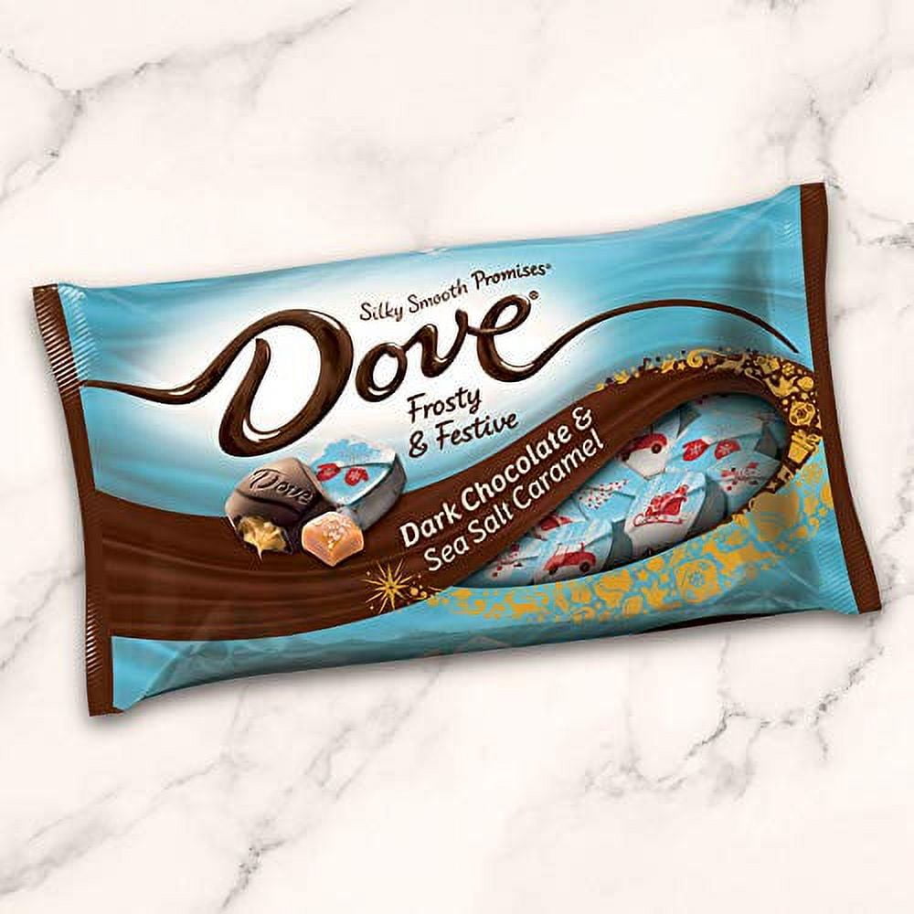 Dove Promises Dark Chocolate Sea Salt Caramel Holiday Candies 7.94oz Bag