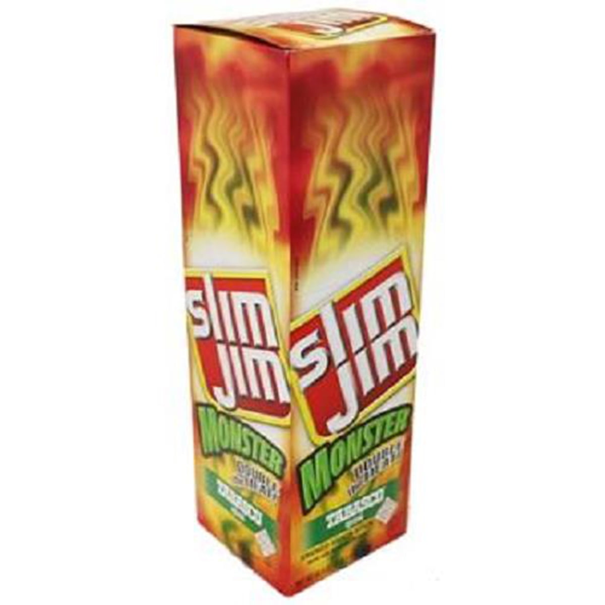 Slim  Jım MONSTER TABASCO SPICED STICK, 1.94 oz Each, 18 Pack