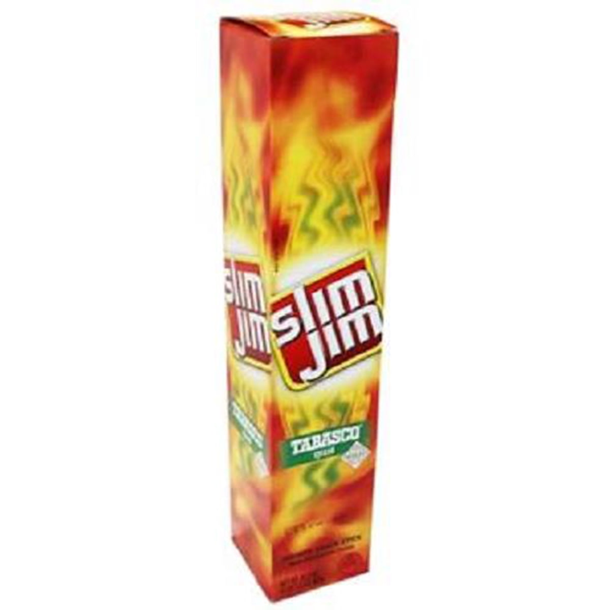 Slim Jim Giant Tabasco Spiced Stick 24 Pack 0.97 oz Jerkys Grab Varieties Flavors