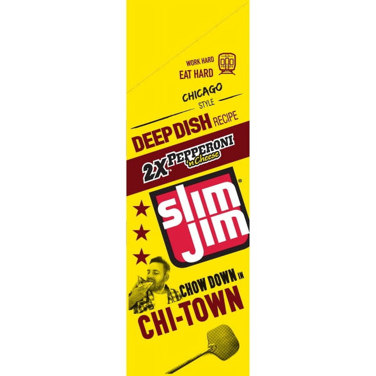 Slim Jim Big Boss Beef Cheese 3 Ounce Pack Of 18