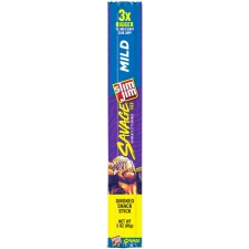 Slim Jim Savage Size Mild Meat Stick Meat Snacks 3 oz