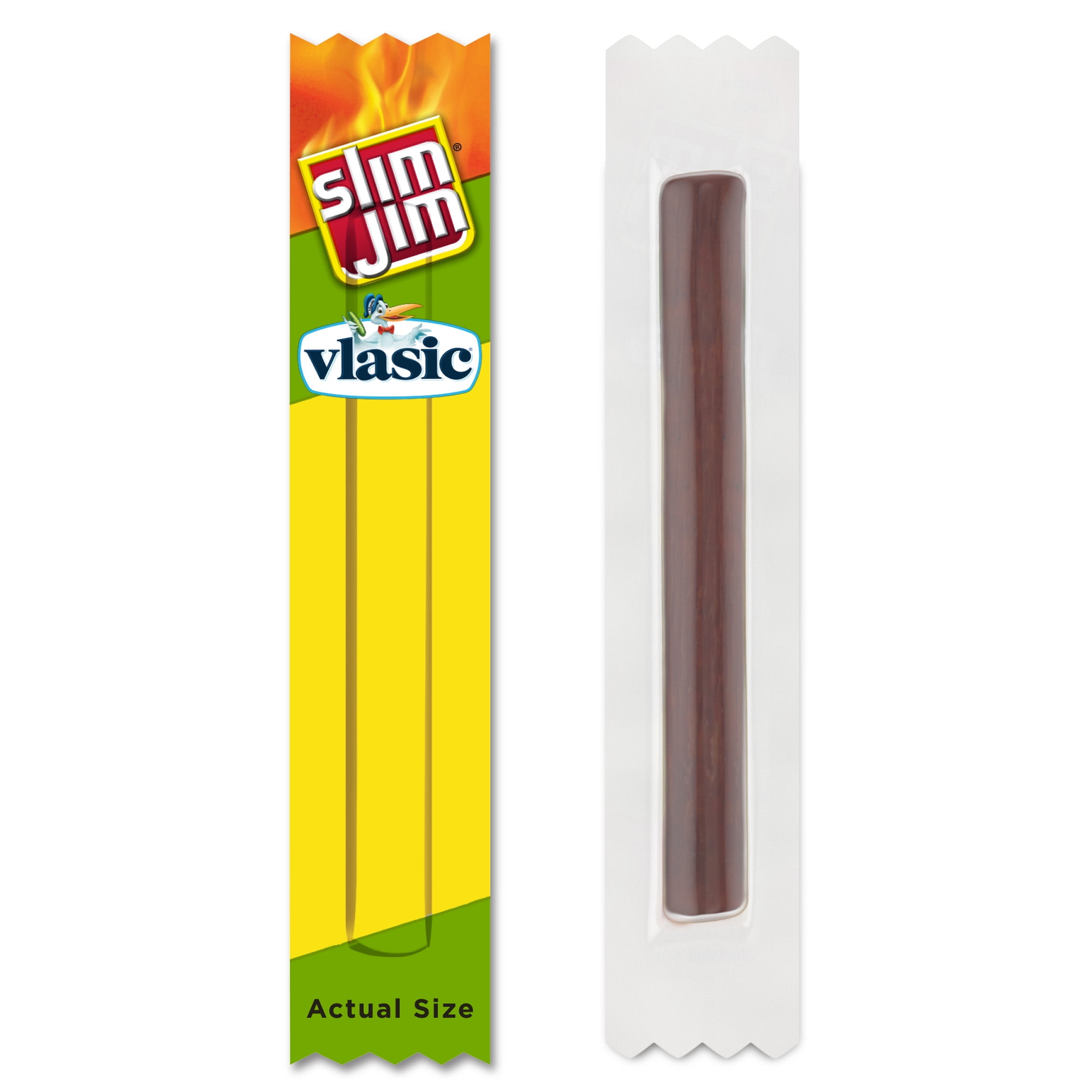 Slim Jim Vlasic Dill Pickle Snack Size Meat Sticks 0.28 oz each 26 Count