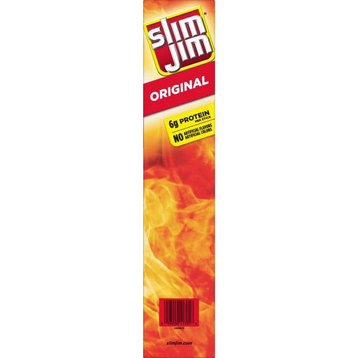 Slim Jim Original Giant Smoked Snack Stick Keto Friendly 0.97 Oz 24 Ct