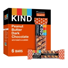 KIND Gluten Free Peanut Butter Dark Chocolate Snack Bars 1.4 oz 6 Count