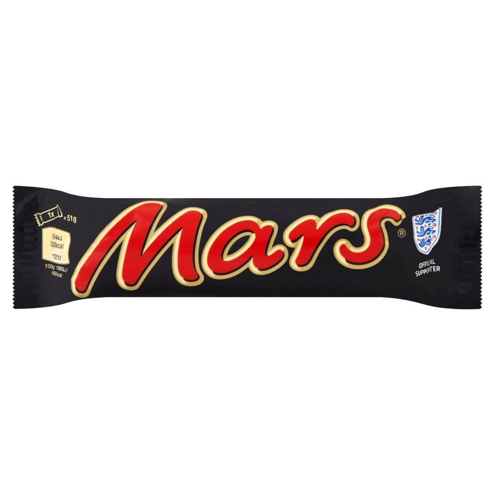 Mars Snickers Chocolate Bar Pack of 12 Bars 51g