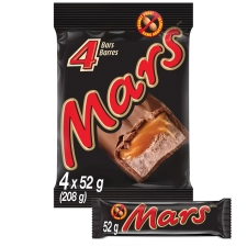 MARS BAR 4 PIECE PACK 208G 7.3OZ