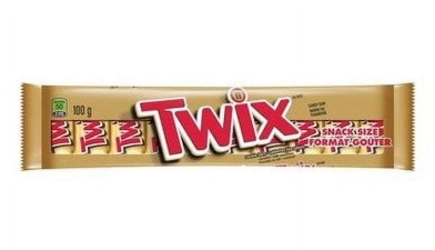 MARS IMPORTED MARS TWIX CARAMEL MILK CHOCOLATE SNACK SIZE COOKIE BARS