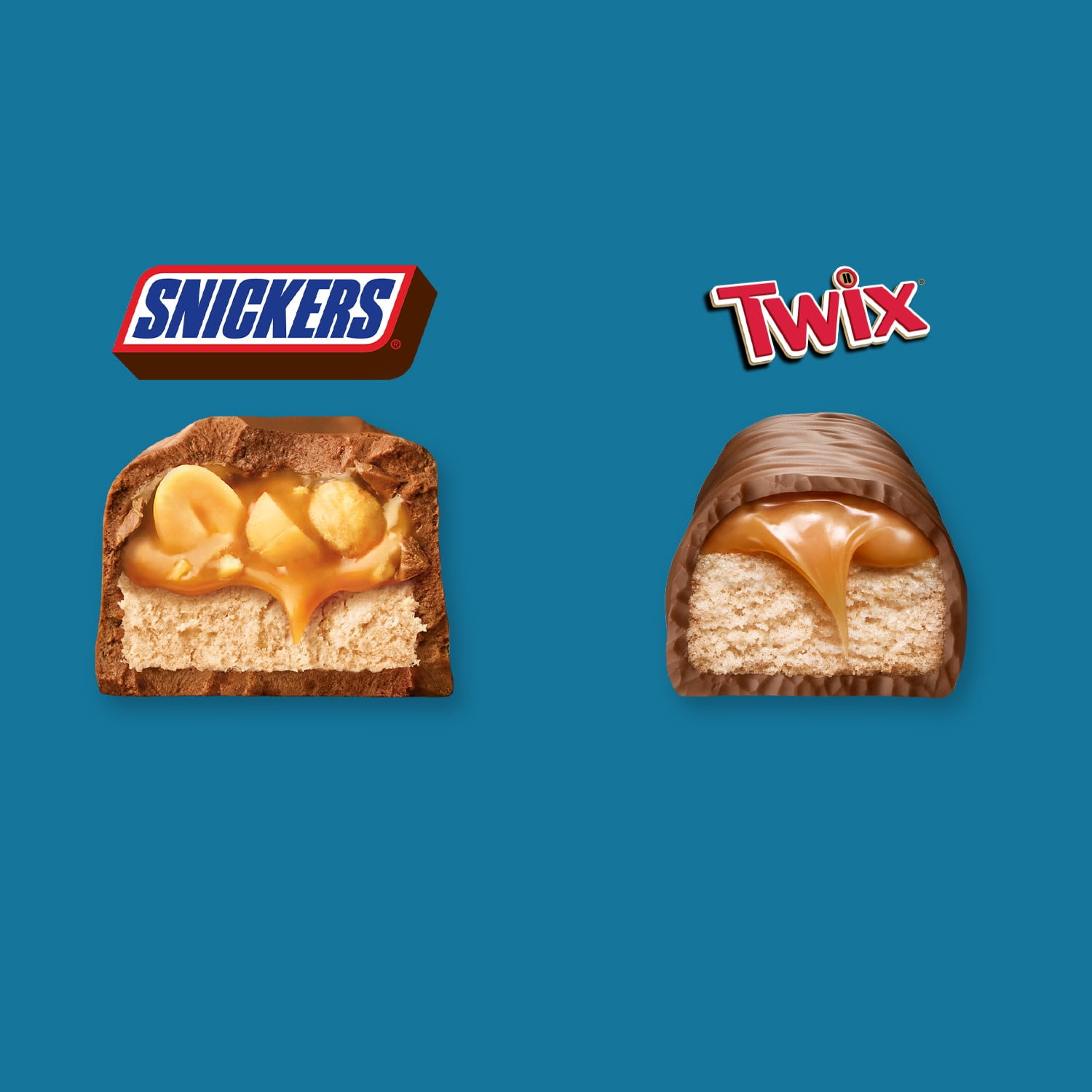 Mars Snickers Twix Minis Milk Chocolate Bars Variety Pack 23.19 oz