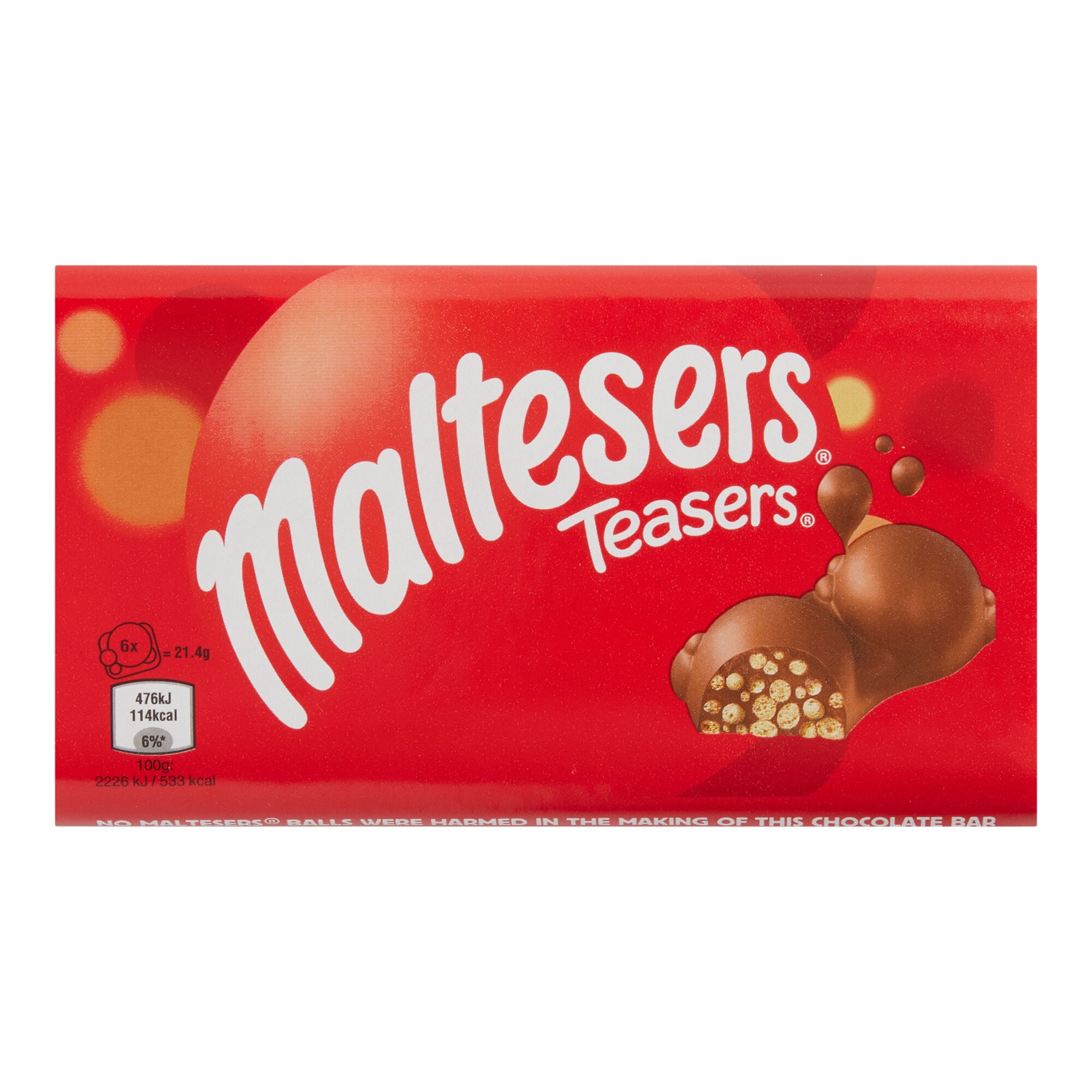 Mars Maltesers Teasers Large Milk Chocolate Bar 3.5 oz Pack of 2