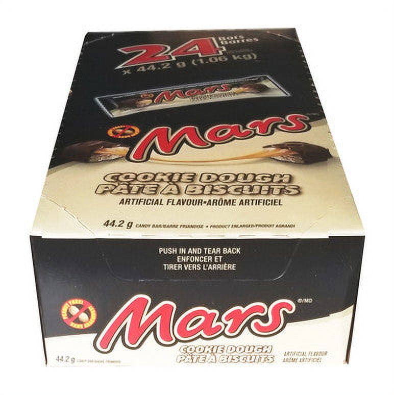 Mars Cookie Dough Chocolate Bars 24 Pack x 44.2g 1 Box 1.06kg