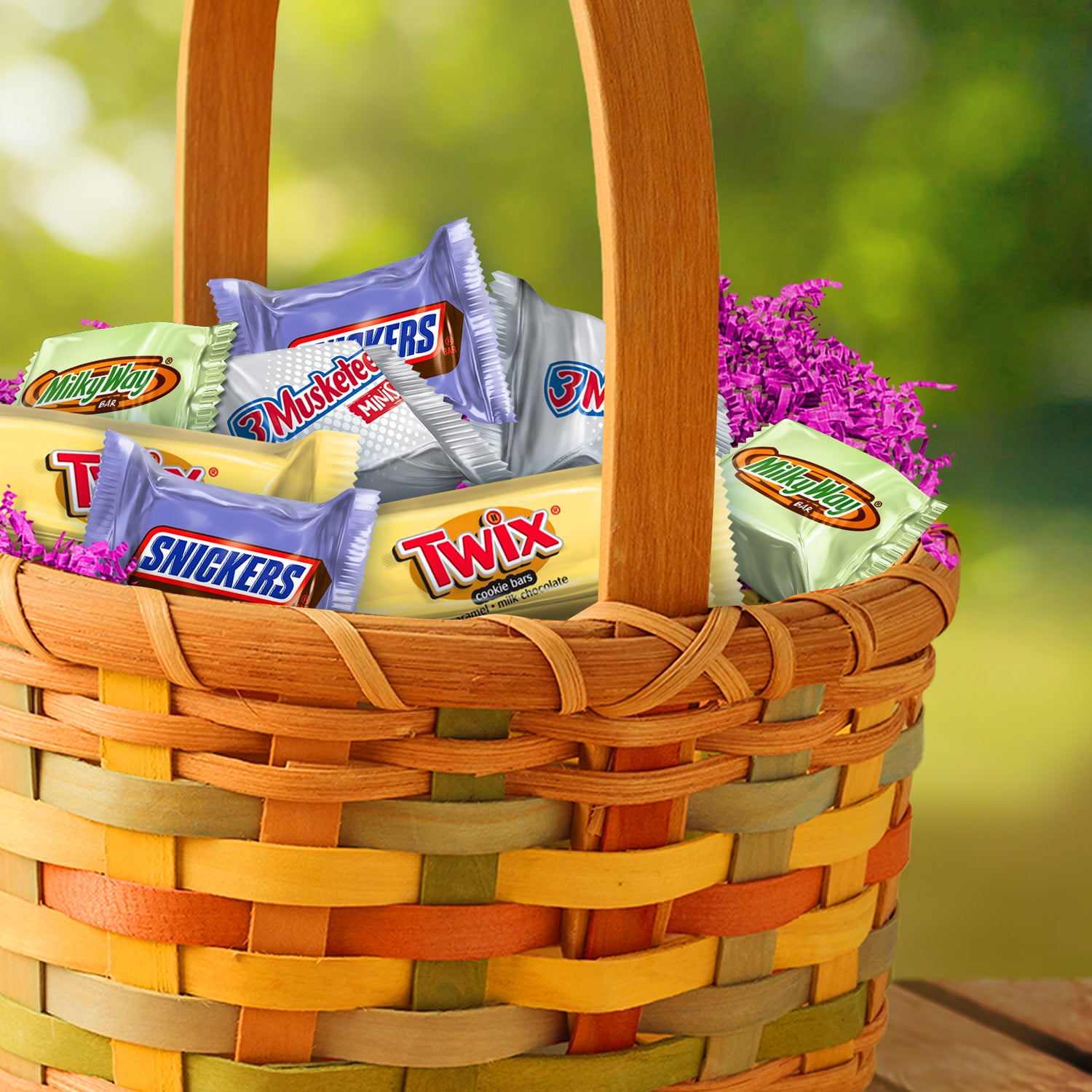 Mars Easter Chocolate Candy Assortment with Snickers, Twix, Milky Way & 3 Musketeers - 70 Pieces