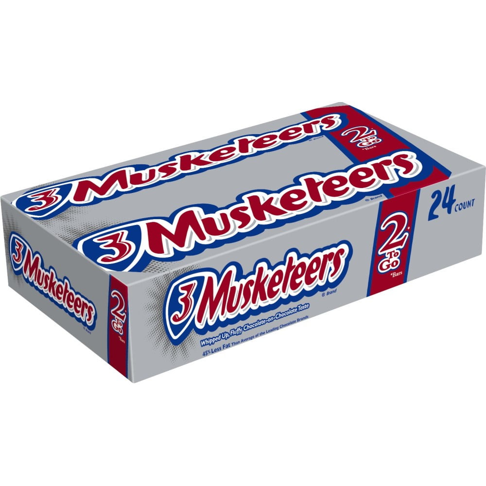 Mars 3 Musketeers 2 To Go Candy Bar, 3.28 Oz