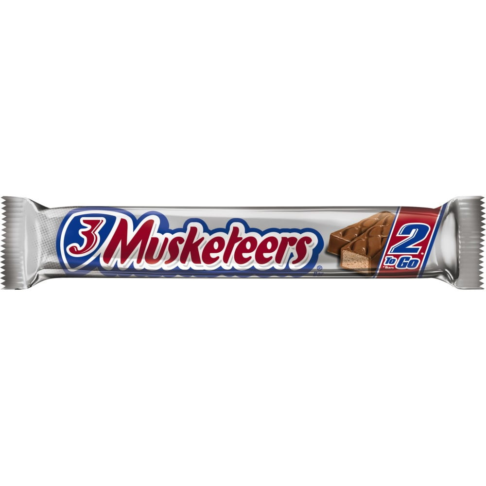 Mars 3 Musketeers 2 To Go Candy Bar, 3.28 Oz