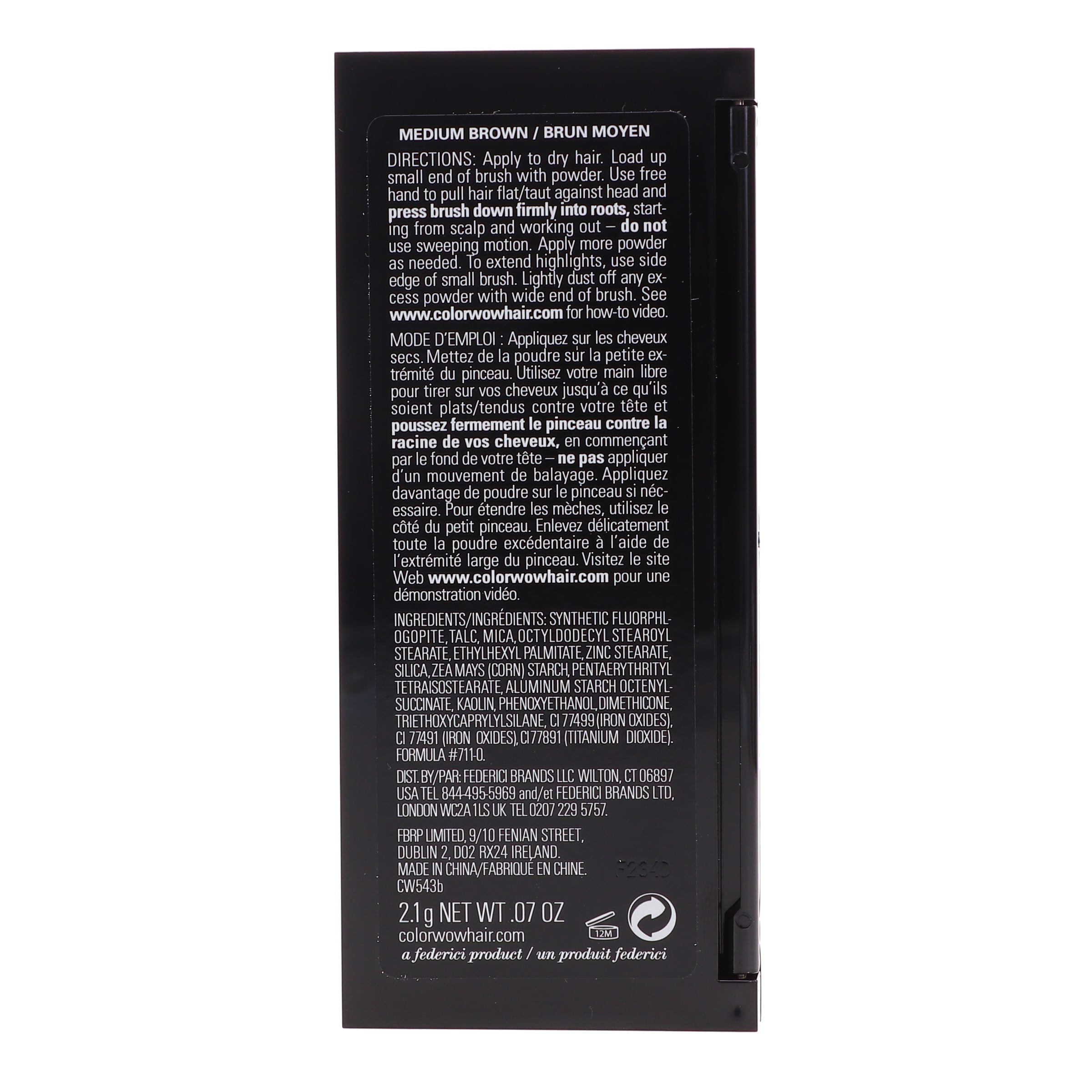 Color Wow Root Cover Up Medium Brown 0.07 oz for Hair Touch-Ups