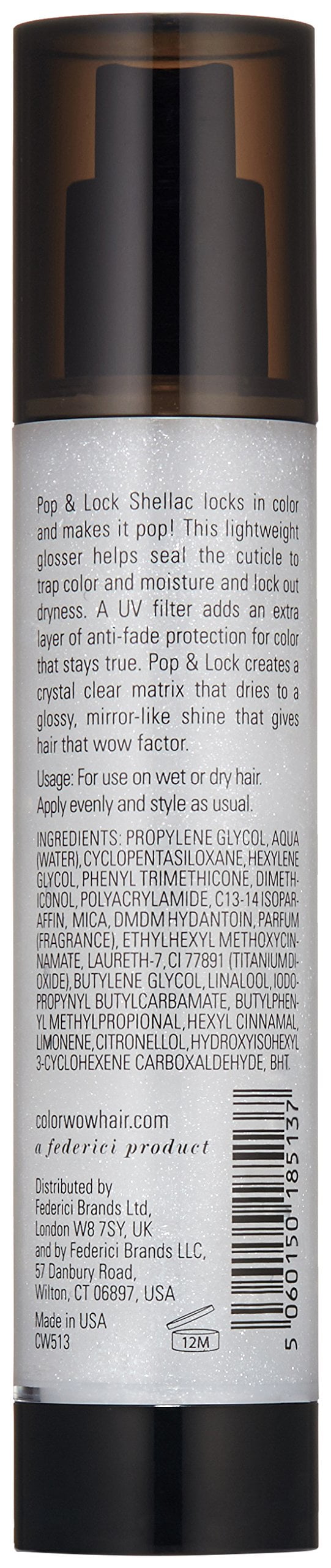 Color Wow Pop Lock Frizz Control Serum 1.8oz - Hair Care