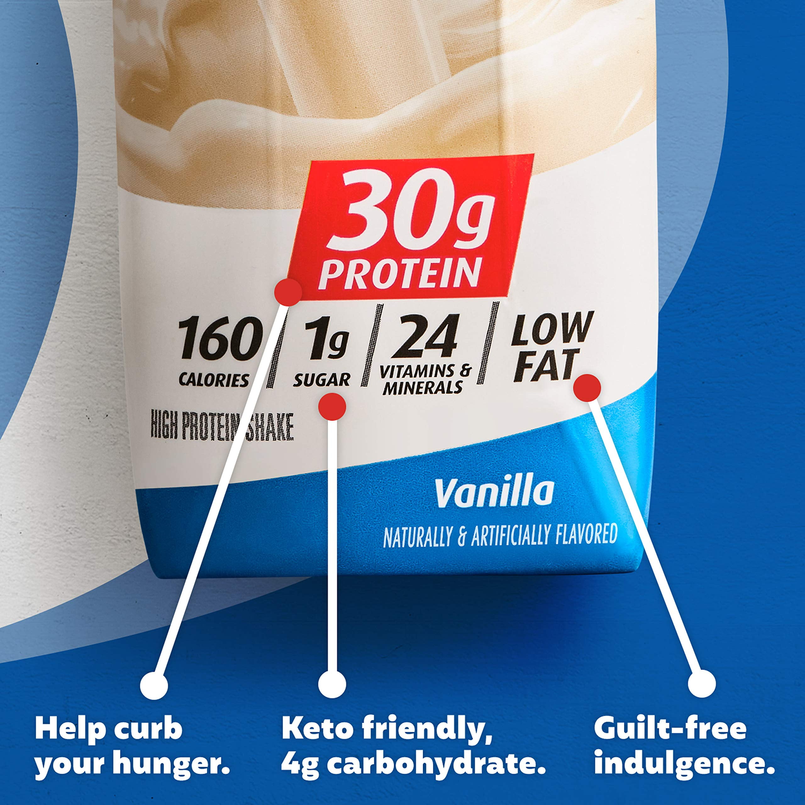Premier Protein Vanilla Whey Protein Drink 4-Pack 44 fl oz x 3
